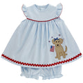 Patriotic Pup - Knit Float with Bloomer