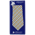 Pecan Plaid - Long Tie