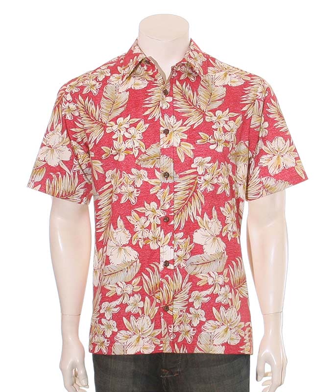 Pen & Ink Botanical Aloha Shirt