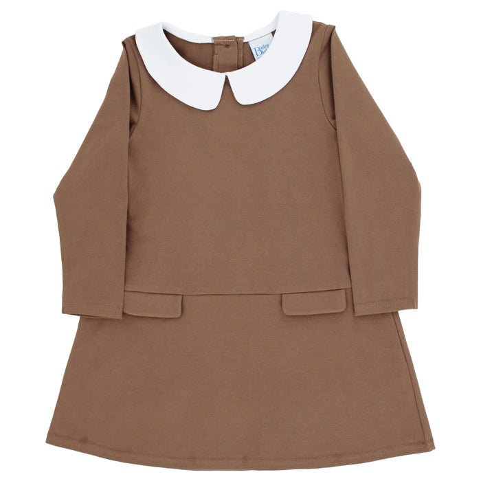 Penni Pocket Dress - Chocolate Knit