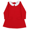 Penni Pocket Dress - Red Knit