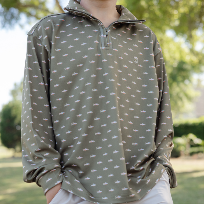 Performance Half Zip - Fish
