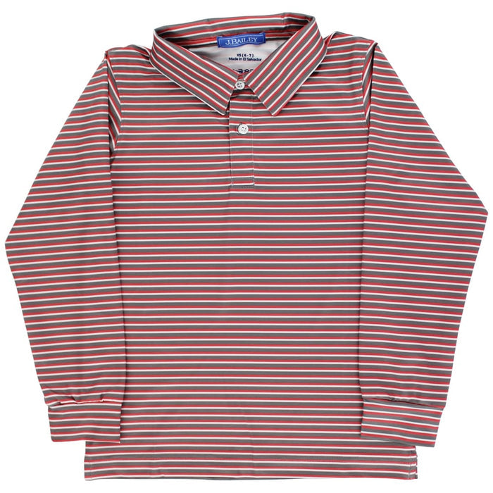 Performance Harry Long Sleeve Polo - Canyon