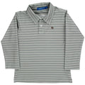 Performance Harry Long Sleeve Polo - Grey Stripe