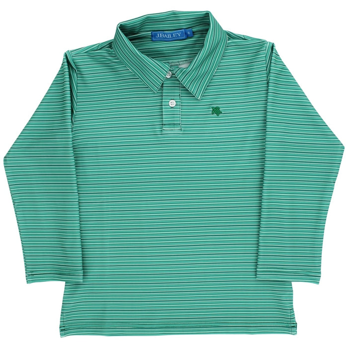 Performance Harry Long Sleeve Polo - Spruce