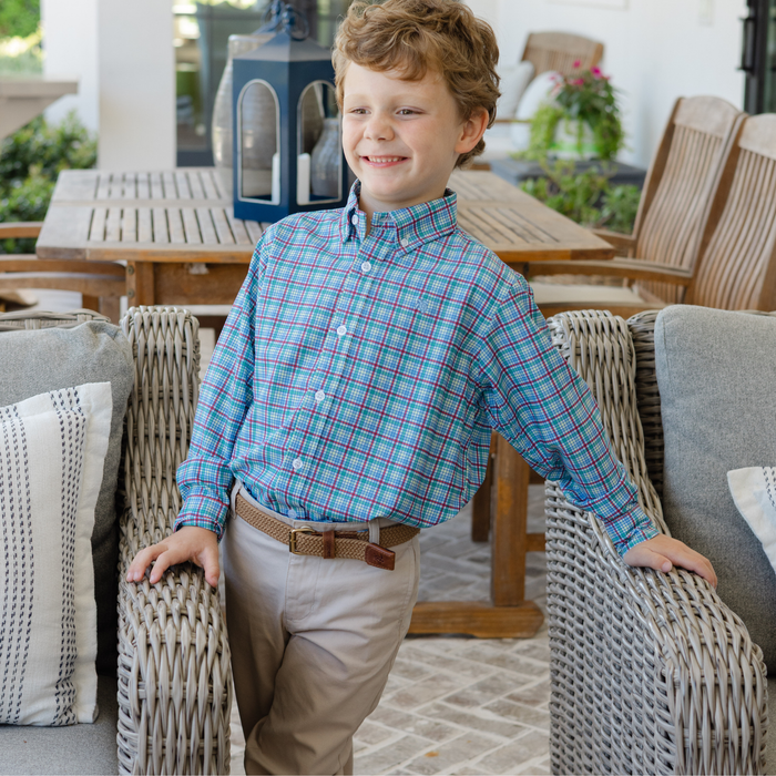 Performance Roscoe Button Down Shirt - Cabin Plaid