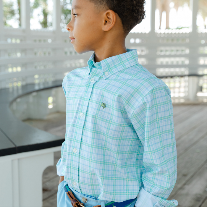 Performance Roscoe Button Down Shirt - Windsong