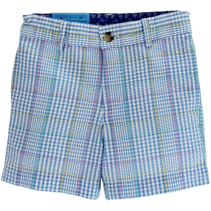 Pete Short - River Plaid Seersucker