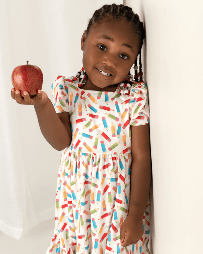 Phoebe Ruffle Dress - School Days product_type - Bailey's Blossoms