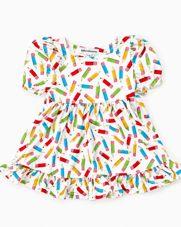 Phoebe Ruffle Dress - School Days product_type - Bailey's Blossoms