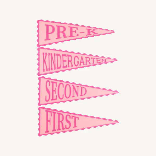 Picture Perfect Pennants Romany 
Romany Rose with Palm Beach Pink
