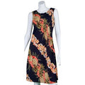 Pineapple Panel Sleeveless Short Dress
