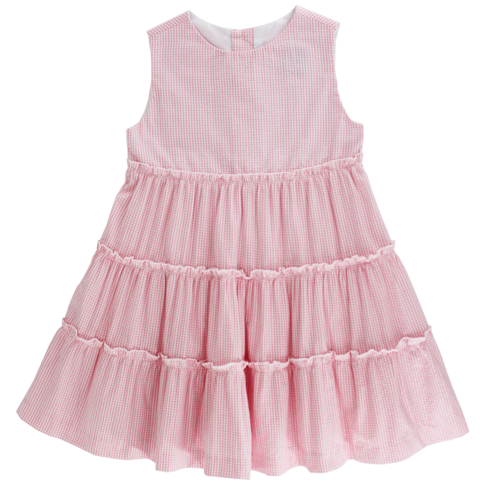 Pink Check Seersucker - Dress