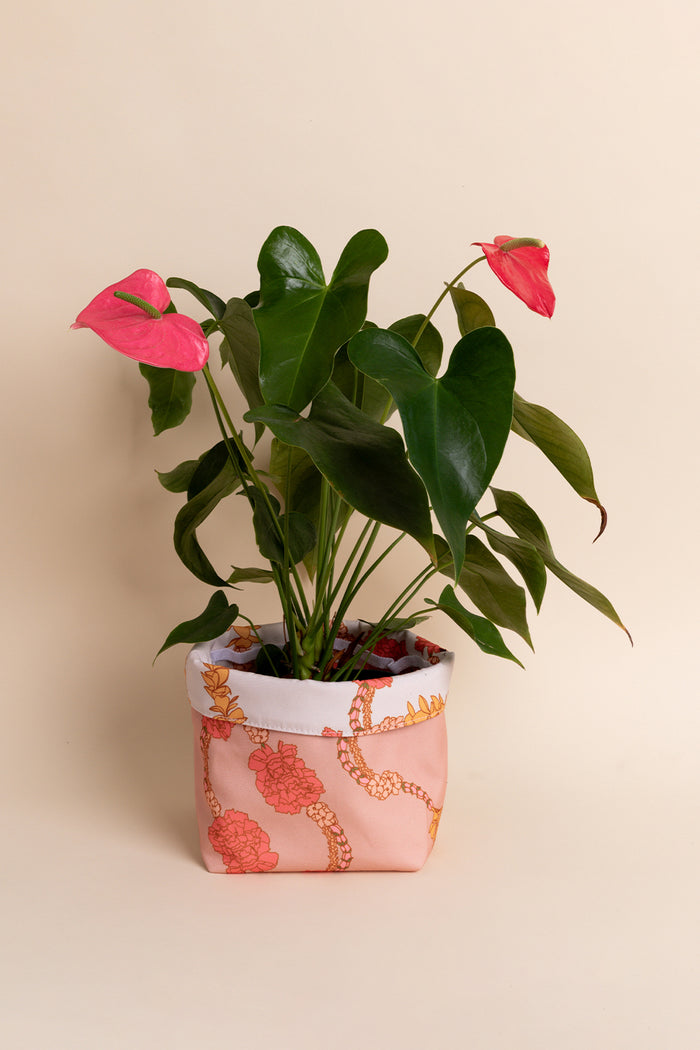 Plant Pot Cover - Sea Salt/Dusk Hapa Lei