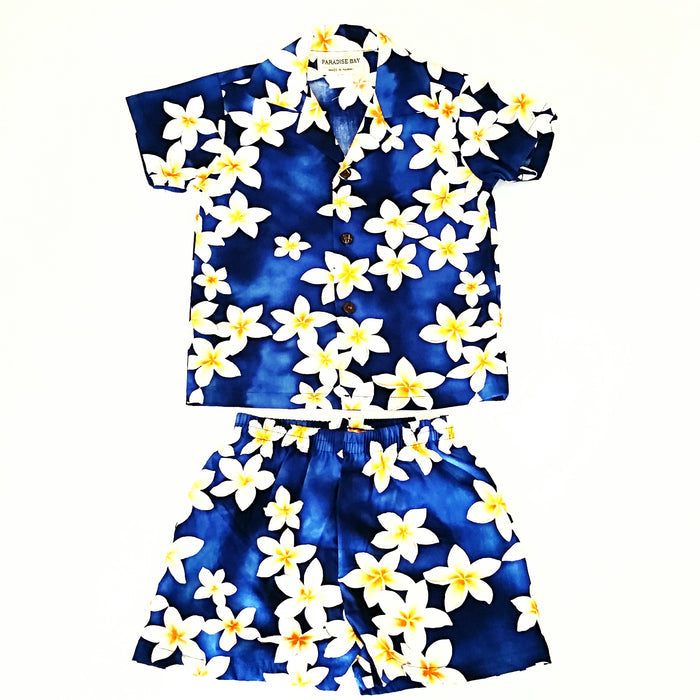 Plumeria Boys Cabana Set(TEH909)