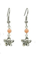 Plumeria Charm Earrings