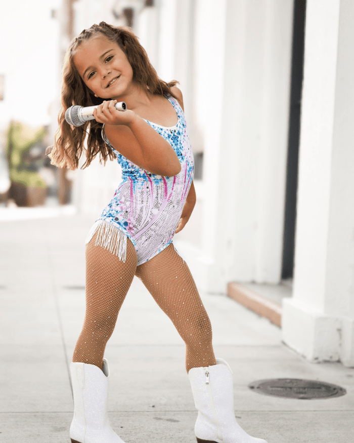 PREORDER! Pop Star Tassle Leotard product_type - Bailey's Blossoms