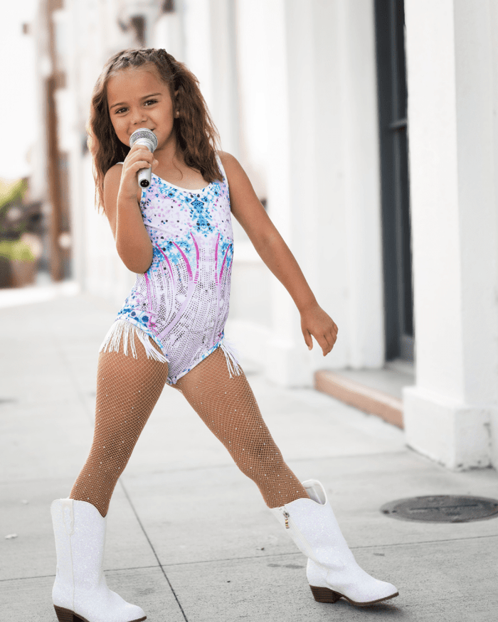 PREORDER! Pop Star Tassle Leotard product_type - Bailey's Blossoms