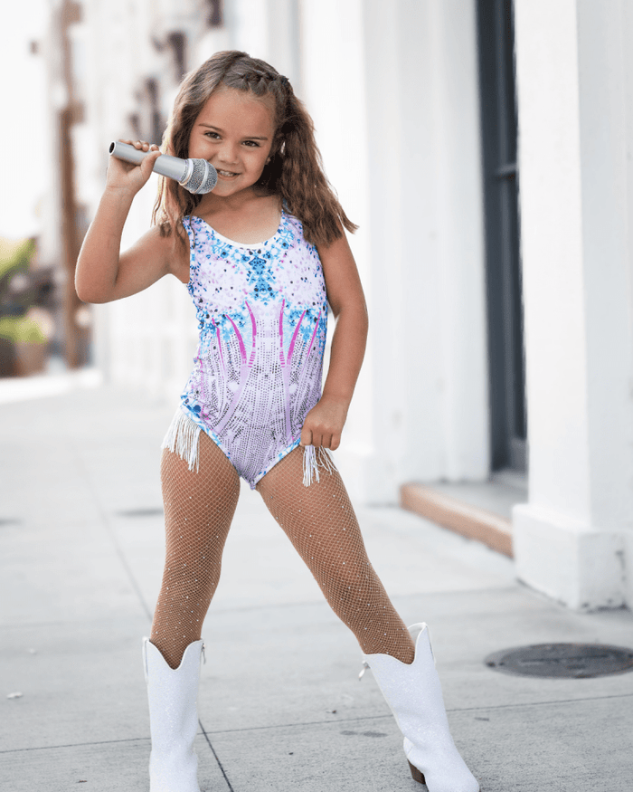 PREORDER! Pop Star Tassle Leotard product_type - Bailey's Blossoms