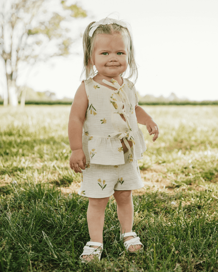Posie Tie Front Two-Piece Set - Buttercup Bloom product_type - Bailey's Blossoms
