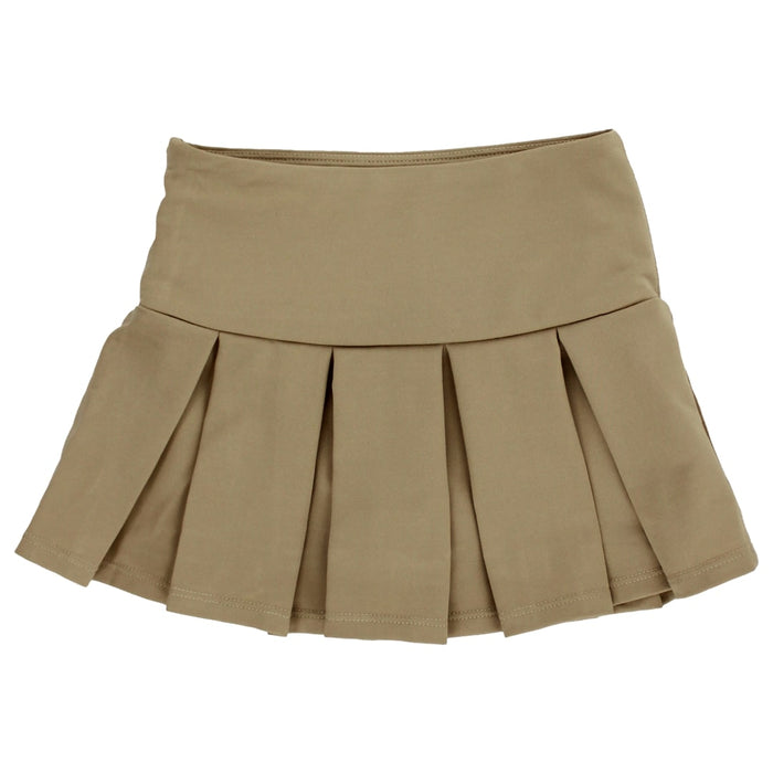 Preppy Performance Skort - Khaki