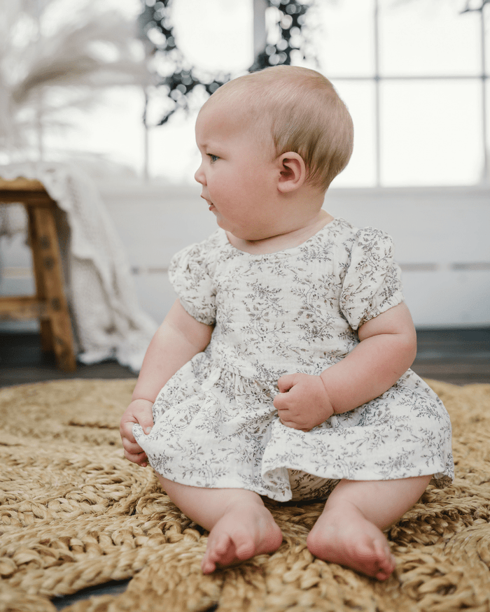 Quinn Bow-Back Top & Bloomer Set - Wisteria Smoke product_type - Bailey's Blossoms