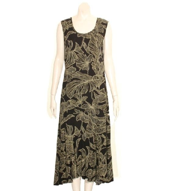 Rayon Pop Long Dress