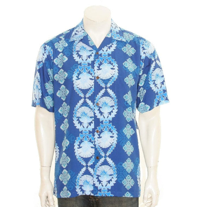 Rayon Quilt Aloha Shirt
