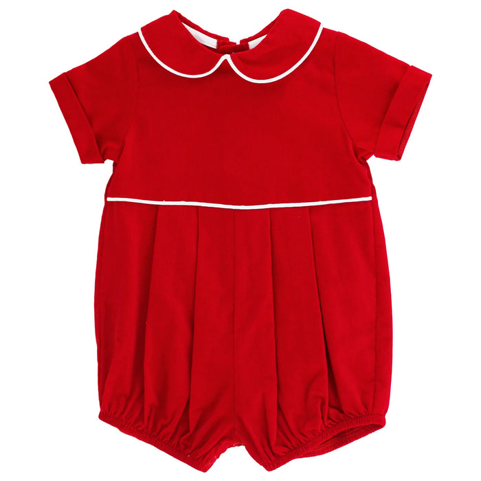 Red Corduroy - Dressy Bubble Short