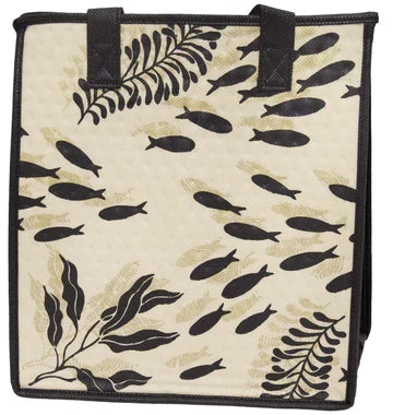 Ripple Cream Medium Insulated Hot/Cold Reusable Bag
