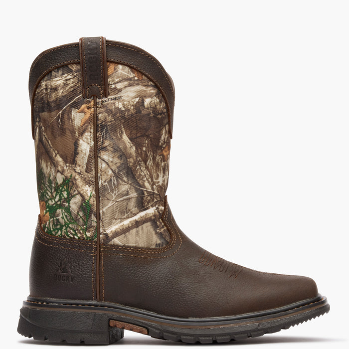 Rocky Big Kids' Ride FLX Waterproof Western Boot - profile