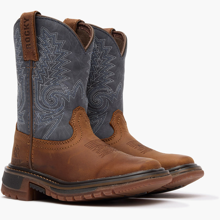 Rocky Kids' Ride FLX Western Boot - doublequarter