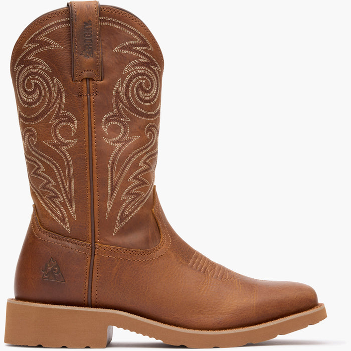 "Rocky MonoCrepe 12" Western Boot - profile"