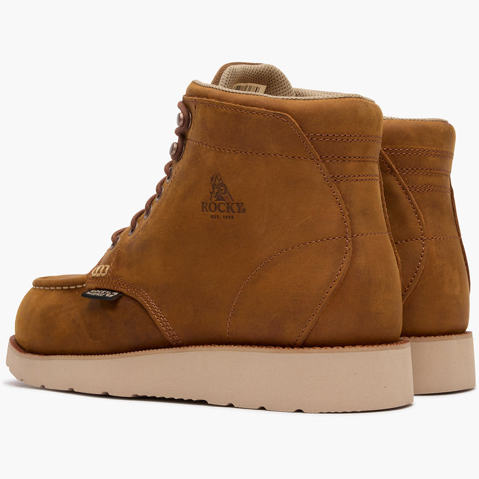 "Rocky MonoCrepe Wedge 6" Composite Toe Work Boot - doubleheel"