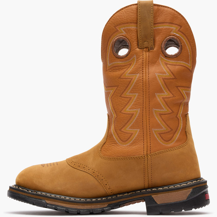 Rocky Original Ride Branson Saddle Roper Waterproof Western Boot - profile