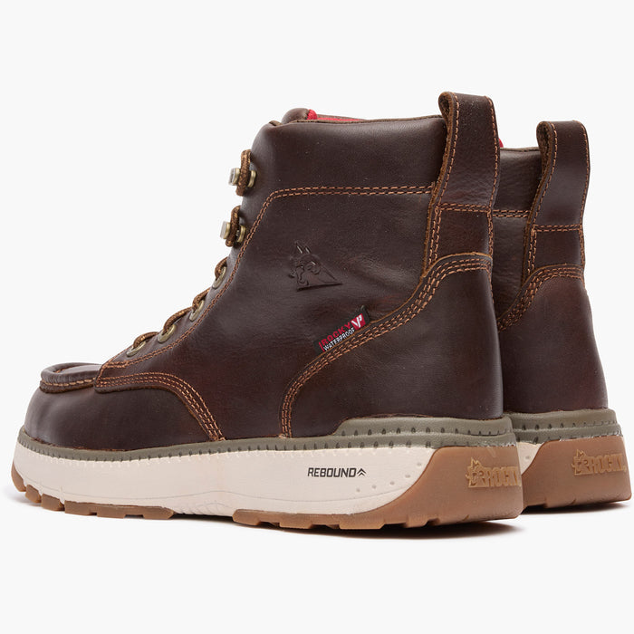 Rocky Rebound Wedge Waterproof Composite Toe Work Boot - doubleheel