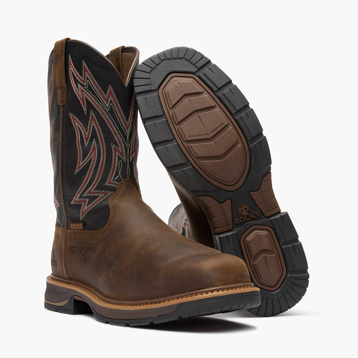 Rocky Ride LTE MET Guard Western Boot