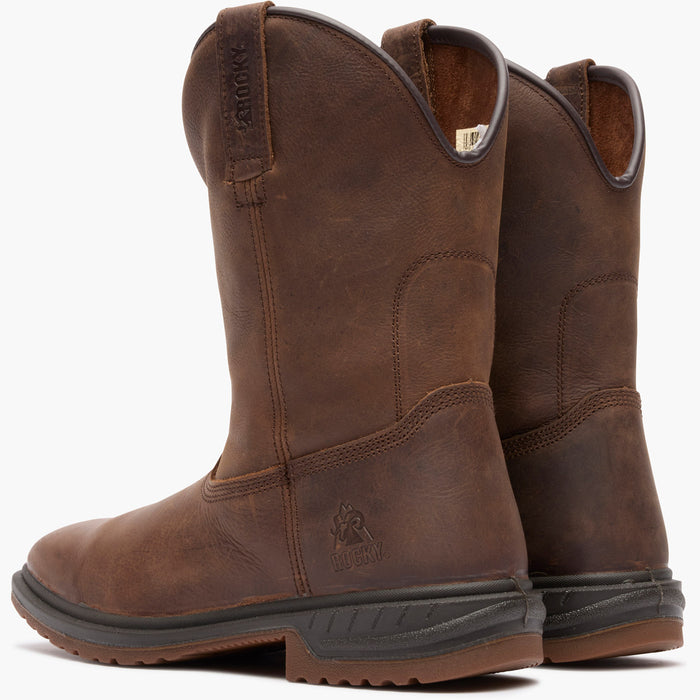 Rocky Worksmart Unlined Western Boot - doubleheel