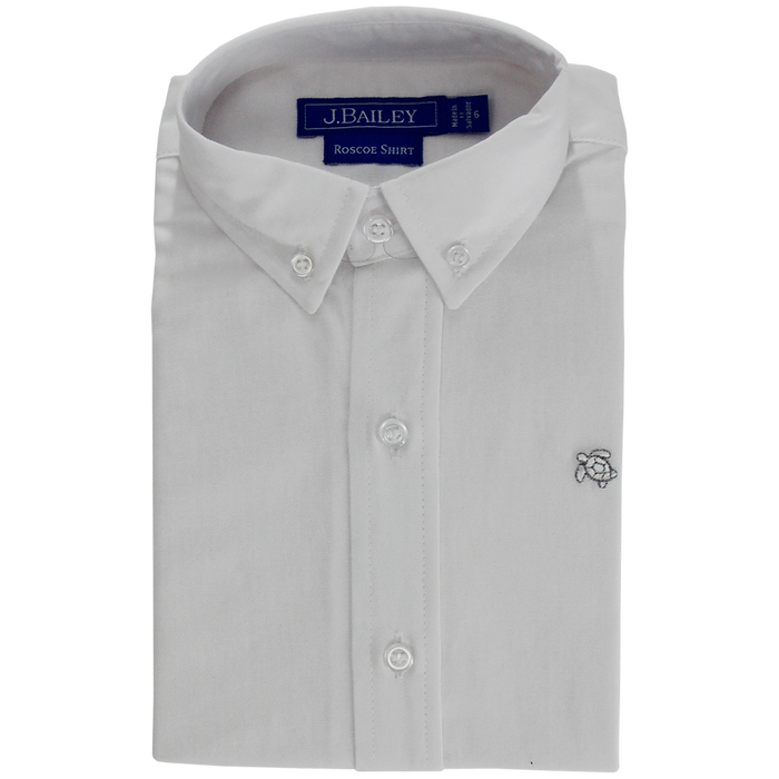 Roscoe Button Down - White Oxford