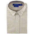 Roscoe Button Down Shirt - Khaki Check