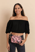 Rue Side Pouch - Tuscan Anthurium Love