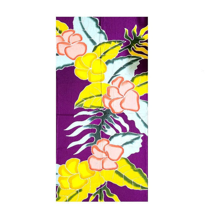 SARONG BALI BIG #110 ANTHERIUM HELICONIA HIBISCUS