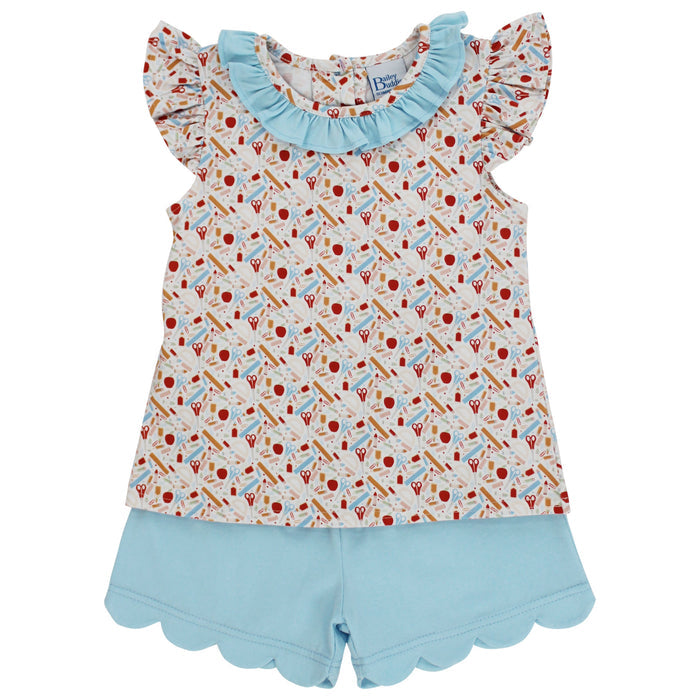 School Days - Girls Short Set