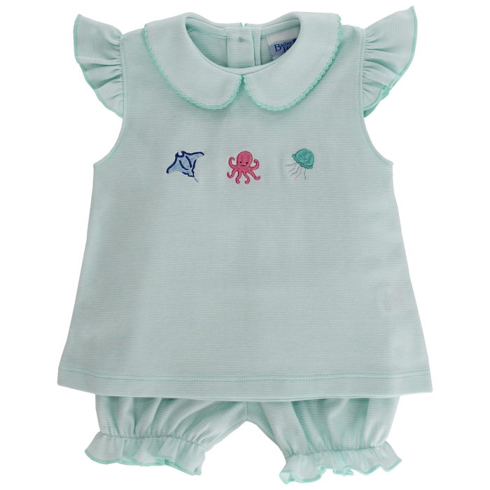 Sea Animals - Bloomer Set Girl