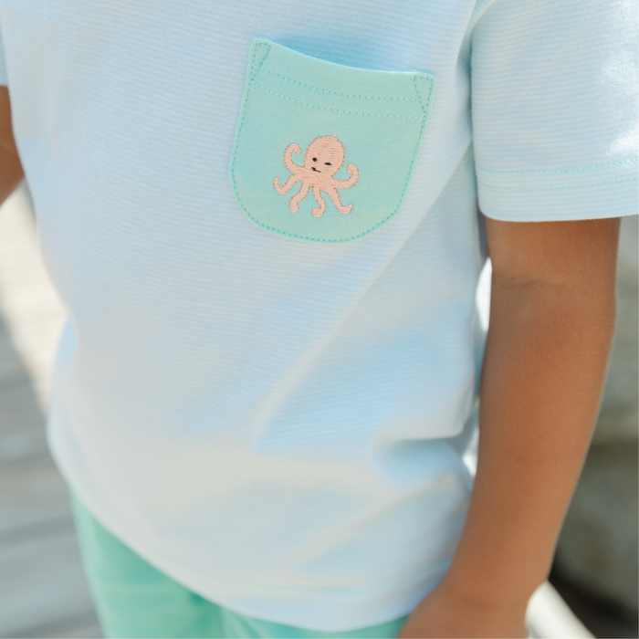 Sea Animals - Boys Pocket Tee