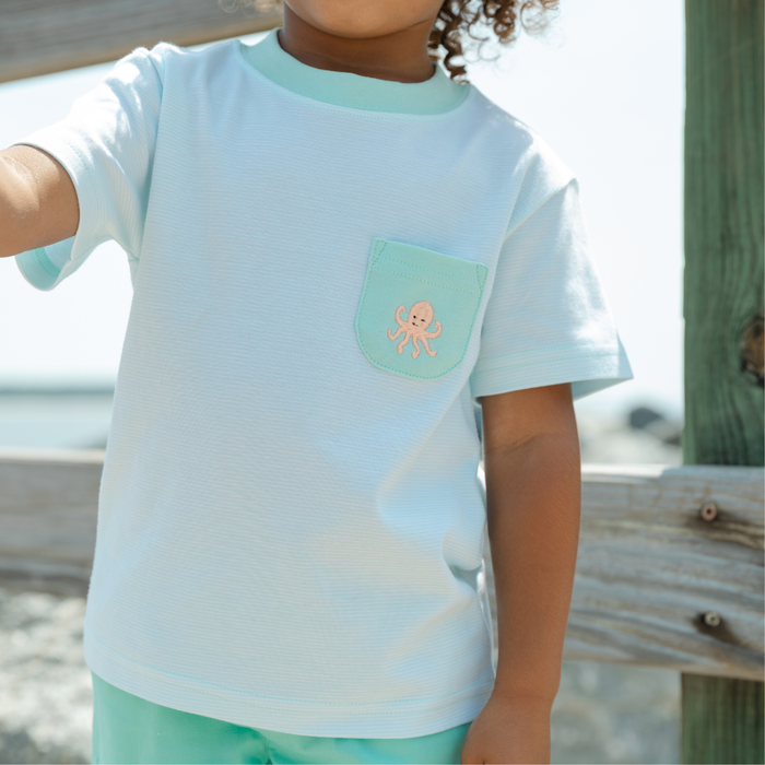 Sea Animals - Boys Pocket Tee