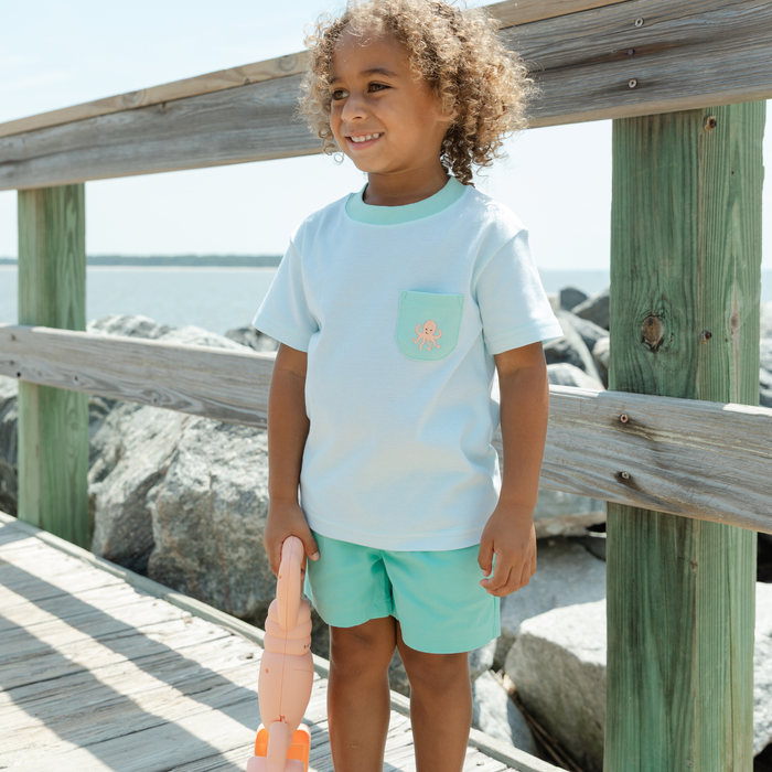 Sea Animals - Boys Pocket Tee