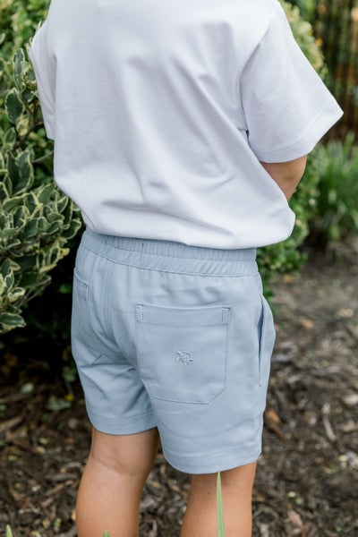 Seaside Pull On Short- Harbor Blue