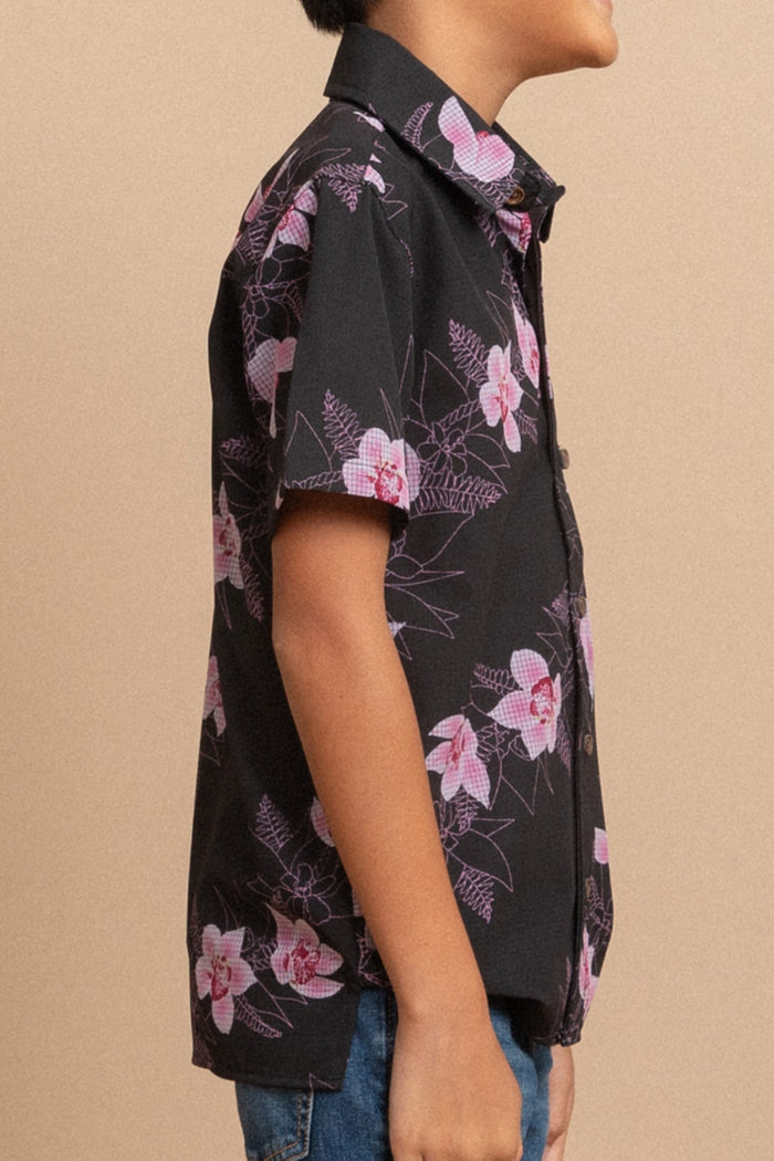Shirt Liam - Onyx Cymbidium