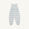 Sleeveless Rebecca Romper Quilted Horse Bits and Bows Palmetto Pearl